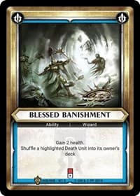Blessed Banishment (Claimed) - Warband Collectors Pack 1 - Warhammer Age of Sigmar Champions TCG card