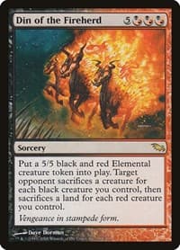 Din of the Fireherd - Shadowmoor - Magic: The Gathering card