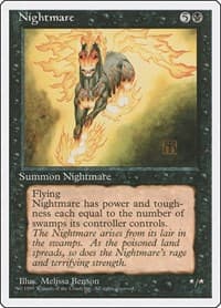 Nightmare - Fourth Edition - Magic: The Gathering card