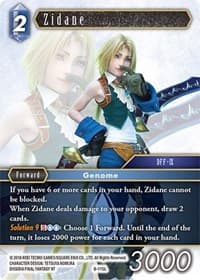 Zidane - Opus VIII - Final Fantasy TCG card