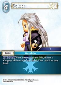 Setzer EX - Opus VIII - Final Fantasy TCG card