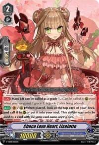 Choco Love Heart, Liselotte - V-TD08: Schokolade Melody - Cardfight Vanguard card