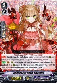 Choco Love Heart, Liselotte (RRR Foil) - V-TD08: Schokolade Melody - Cardfight Vanguard card