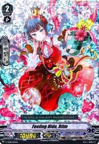 Feeling Hide, Rilm (RRR Foil) - V-TD08: Schokolade Melody - Cardfight Vanguard card