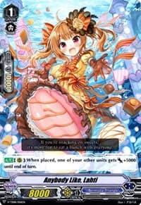 Anybody Like, Lahti - V-TD08: Schokolade Melody - Cardfight Vanguard card