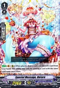 Special Message, Ourora (RRR Foil) - V-TD08: Schokolade Melody - Cardfight Vanguard card