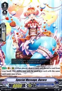 Special Message, Ourora - V-TD08: Schokolade Melody - Cardfight Vanguard card
