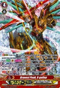 Bravest Peak, X-gallop - G-RC02: Revival Collection - Cardfight Vanguard card