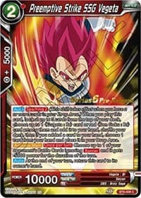 Preemptive Strike SSG Vegeta - Destroyer Kings Pre-Release Cards - Dragon Ball Super: Masters card