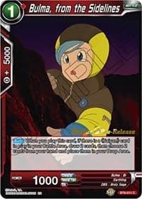 Bulma, from the Sidelines - Destroyer Kings Pre-Release Cards - Dragon Ball Super: Masters card