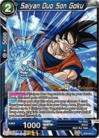 Saiyan Duo Son Goku - Destroyer Kings Pre-Release Cards - Dragon Ball Super: Masters card