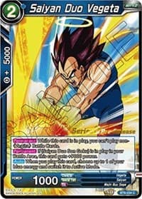 Saiyan Duo Vegeta - Destroyer Kings Pre-Release Cards - Dragon Ball Super: Masters card
