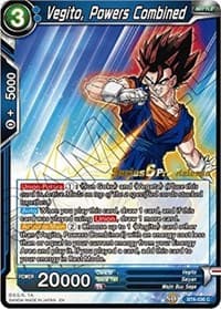 Vegito, Powers Combined - Destroyer Kings Pre-Release Cards - Dragon Ball Super: Masters card