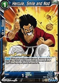 Hercule, Smile and Nod - Destroyer Kings Pre-Release Cards - Dragon Ball Super: Masters card