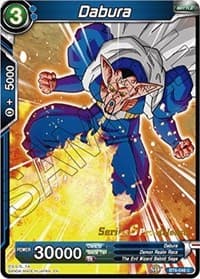 Dabura - Destroyer Kings Pre-Release Cards - Dragon Ball Super: Masters card