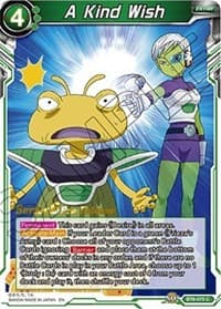 A Kind Wish - Destroyer Kings Pre-Release Cards - Dragon Ball Super: Masters card