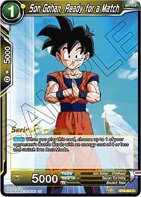 Son Gohan, Ready for a Match - Destroyer Kings Pre-Release Cards - Dragon Ball Super: Masters card