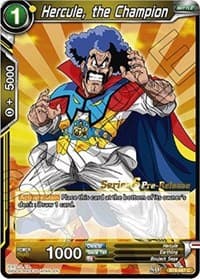 Hercule, the Champion - Destroyer Kings Pre-Release Cards - Dragon Ball Super: Masters card