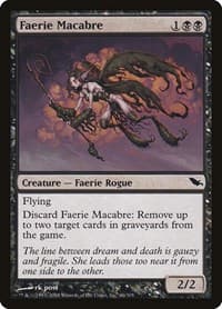 Faerie Macabre - Shadowmoor - Magic: The Gathering card