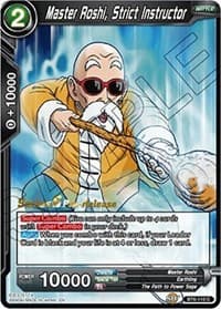 Master Roshi, Strict Instructor - Destroyer Kings Pre-Release Cards - Dragon Ball Super: Masters card