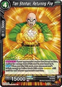 Tien Shinhan, Returning Fire - Destroyer Kings Pre-Release Cards - Dragon Ball Super: Masters card