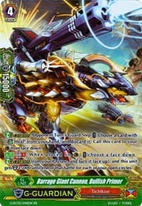 Barrage Giant Cannon, Bullish Primer - G-RC02: Revival Collection - Cardfight Vanguard card