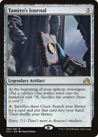 Tamiyo's Journal (Entry 711) - Shadows over Innistrad - Magic: The Gathering card
