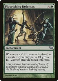 Flourishing Defenses - Shadowmoor - Magic: The Gathering card
