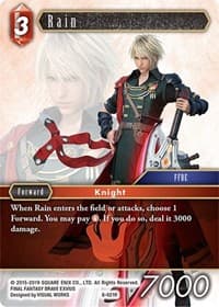 Rain (Rare) - Opus VIII - Final Fantasy TCG card