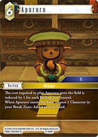 Apururu - Opus VIII - Final Fantasy TCG card