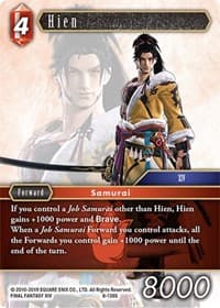 Hien - Opus VIII - Final Fantasy TCG card