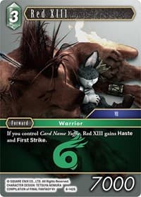 Red XIII - Opus VIII - Final Fantasy TCG card
