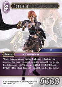 Fordola - Opus VIII - Final Fantasy TCG card