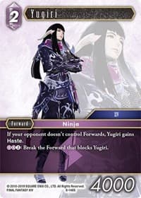 Yugiri - Opus VIII - Final Fantasy TCG card
