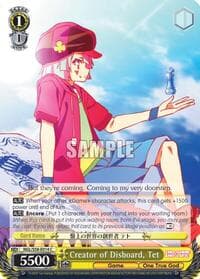 Creator of Disboard, Tet - No Game No Life - Weiss Schwarz card