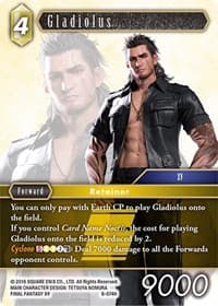 Gladiolus - Opus VIII - Final Fantasy TCG card