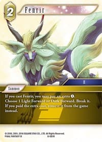 Fenrir - Opus VIII - Final Fantasy TCG card
