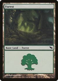 Forest (299) - Shadowmoor - Magic: The Gathering card