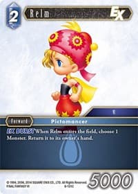Relm EX - Opus VIII - Final Fantasy TCG card