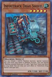 Infinitrack Drag Shovel - The Infinity Chasers - YuGiOh card