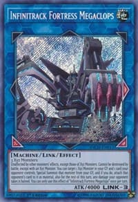 Infinitrack Fortress Megaclops - The Infinity Chasers - YuGiOh card