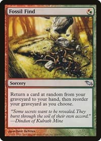 Fossil Find - Shadowmoor - Magic: The Gathering card