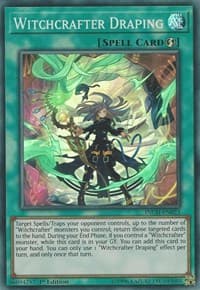 Witchcrafter Draping - The Infinity Chasers - YuGiOh card