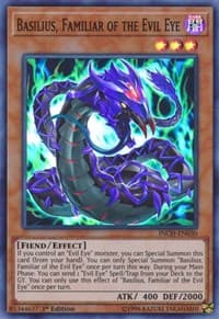 Basilius, Familiar of the Evil Eye - The Infinity Chasers - YuGiOh card