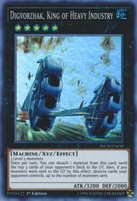 Digvorzhak, King of Heavy Industry - The Infinity Chasers - YuGiOh card