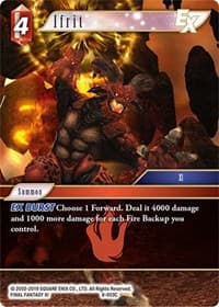 Ifrit EX - Opus VIII - Final Fantasy TCG card