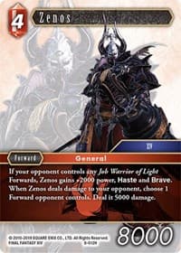 Zenos - Opus VIII - Final Fantasy TCG card