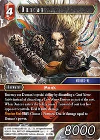 Duncan - Opus VIII - Final Fantasy TCG card