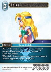 Celes - Opus VIII - Final Fantasy TCG card