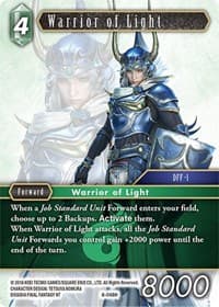 Warrior of Light - Opus VIII - Final Fantasy TCG card